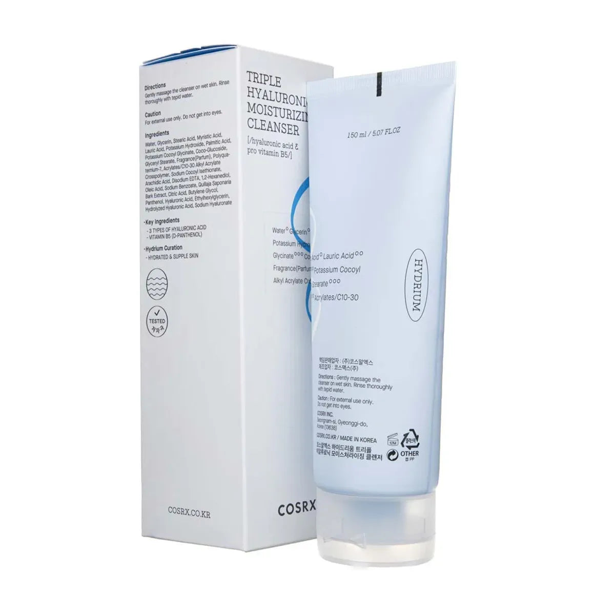 COSRX Hydrium Triple Hyaluronic Moisturising Cleanser