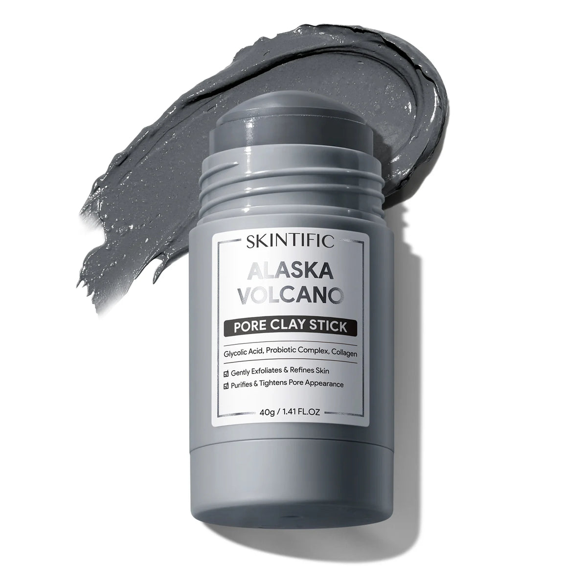 SKINTIFIC Alaska Volcano Reduce Blackheads Deep Pores Cleansing Clay Mask Stick