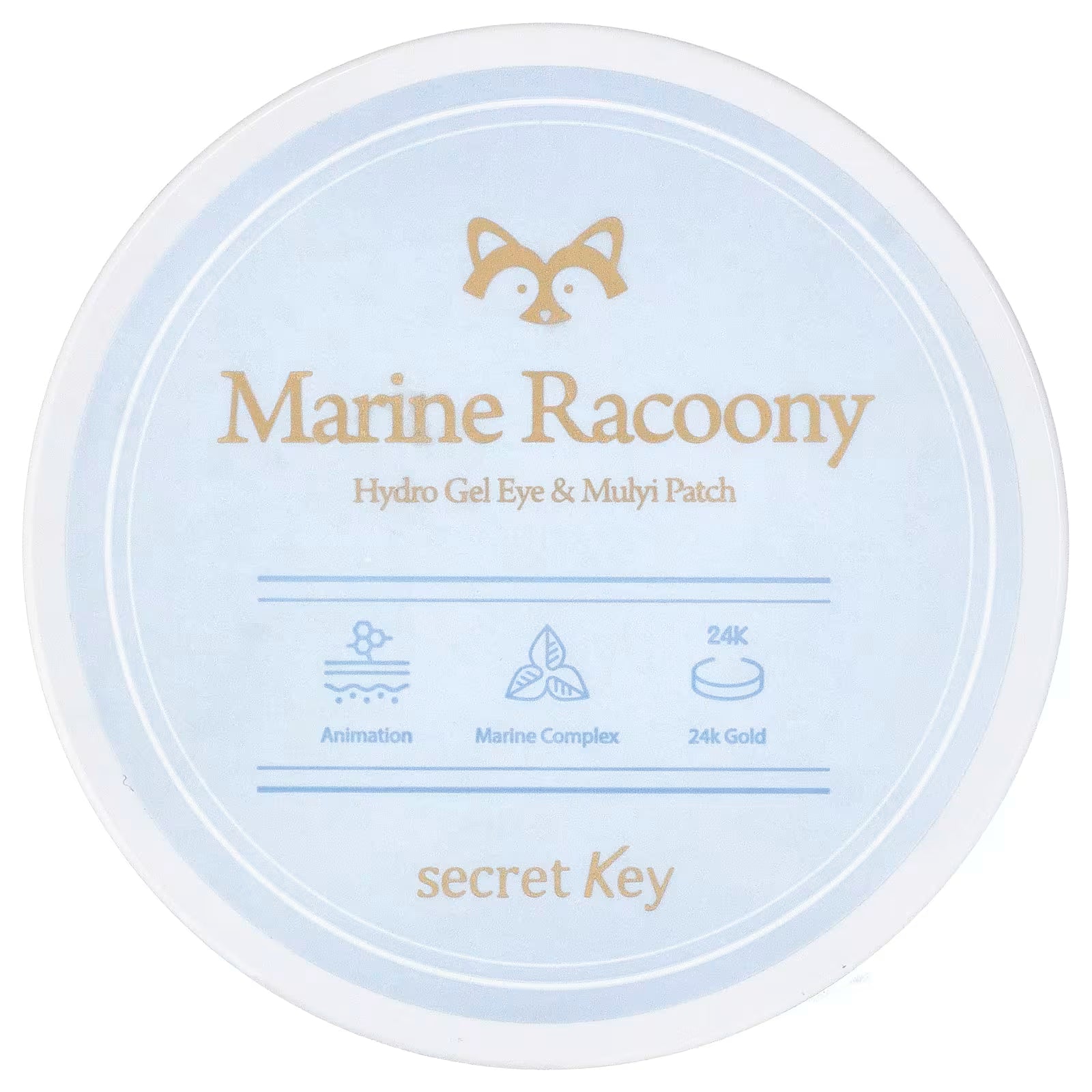 Secret Key Marine Racoony Hydrogel Eye & Multi Patch